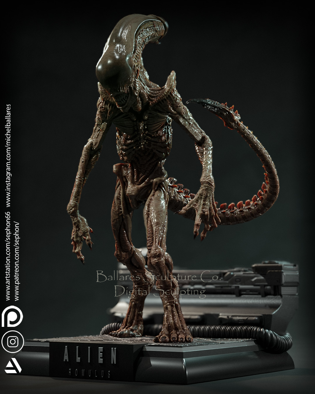 ALIEN BY CREATIVE GEEK MB 3D print model_9
