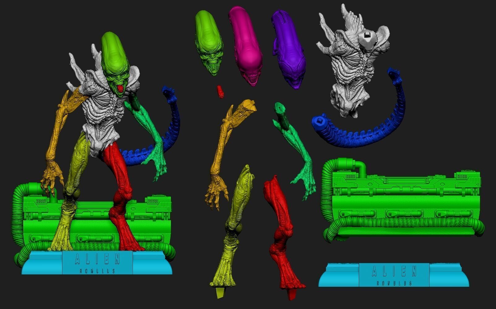 ALIEN BY CREATIVE GEEK MB 3D print model_11