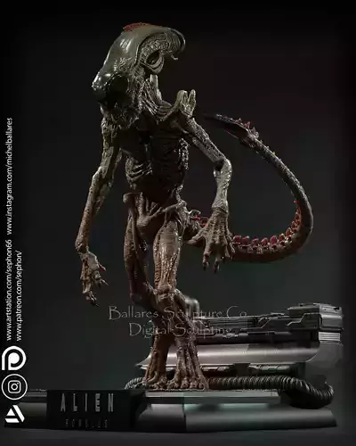 ALIEN BY CREATIVE GEEK MB 3D print model