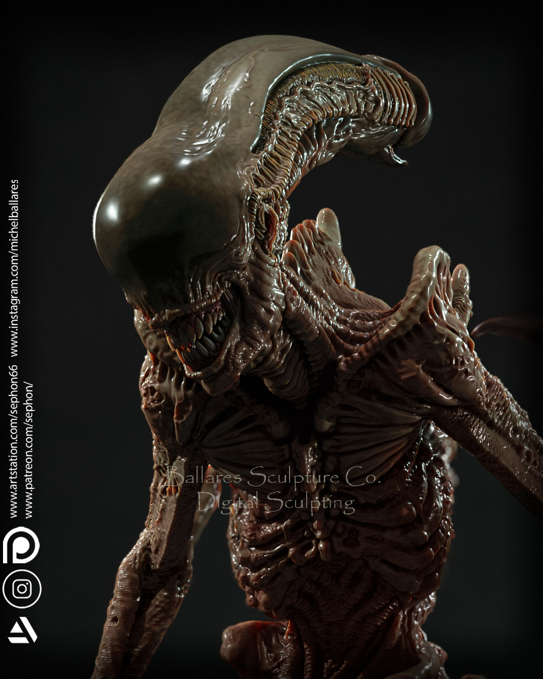 ALIEN BY CREATIVE GEEK MB 3D print model_8
