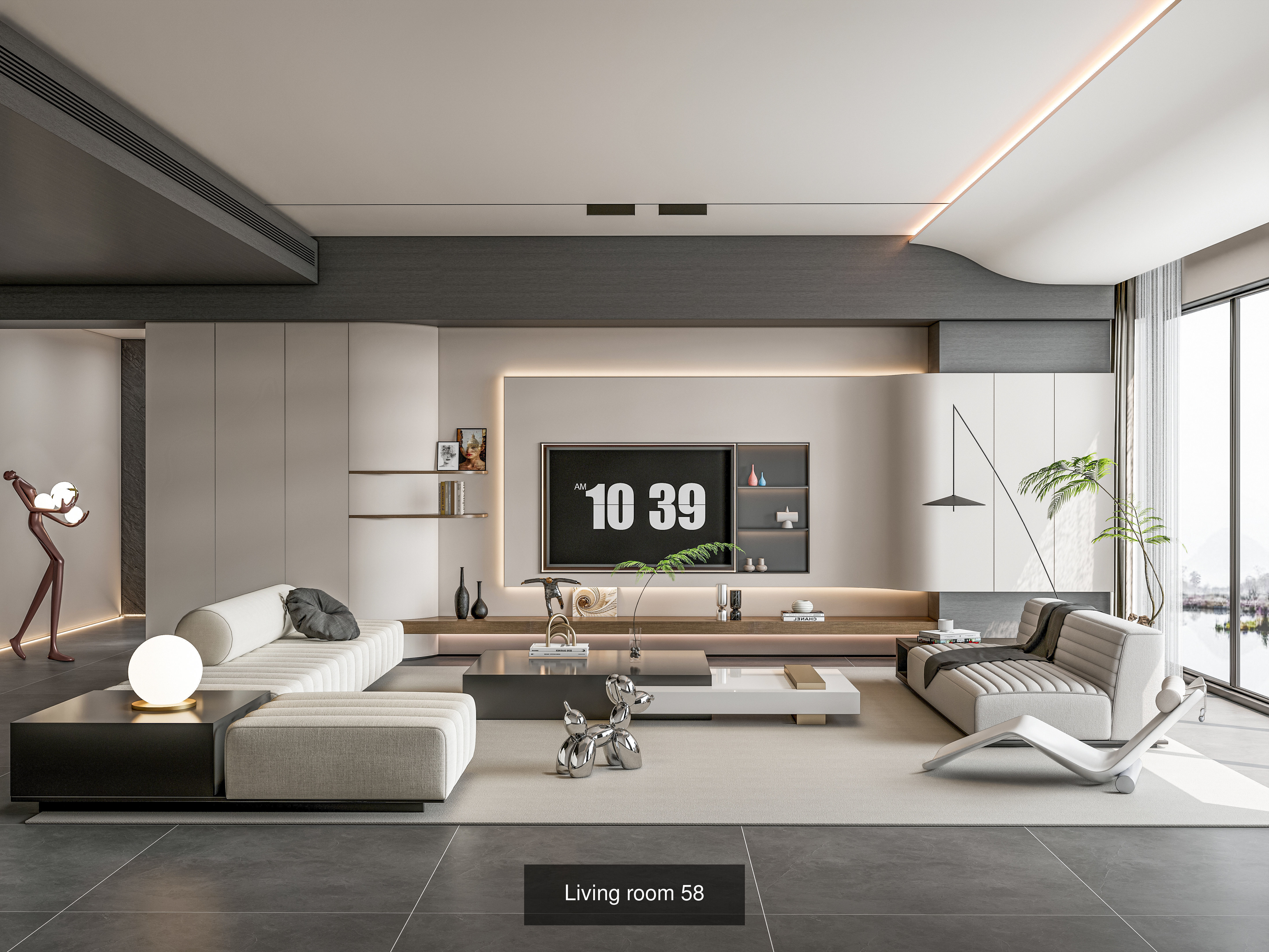 Modern Living Rooms Collection No 4 of 16 scenes _15