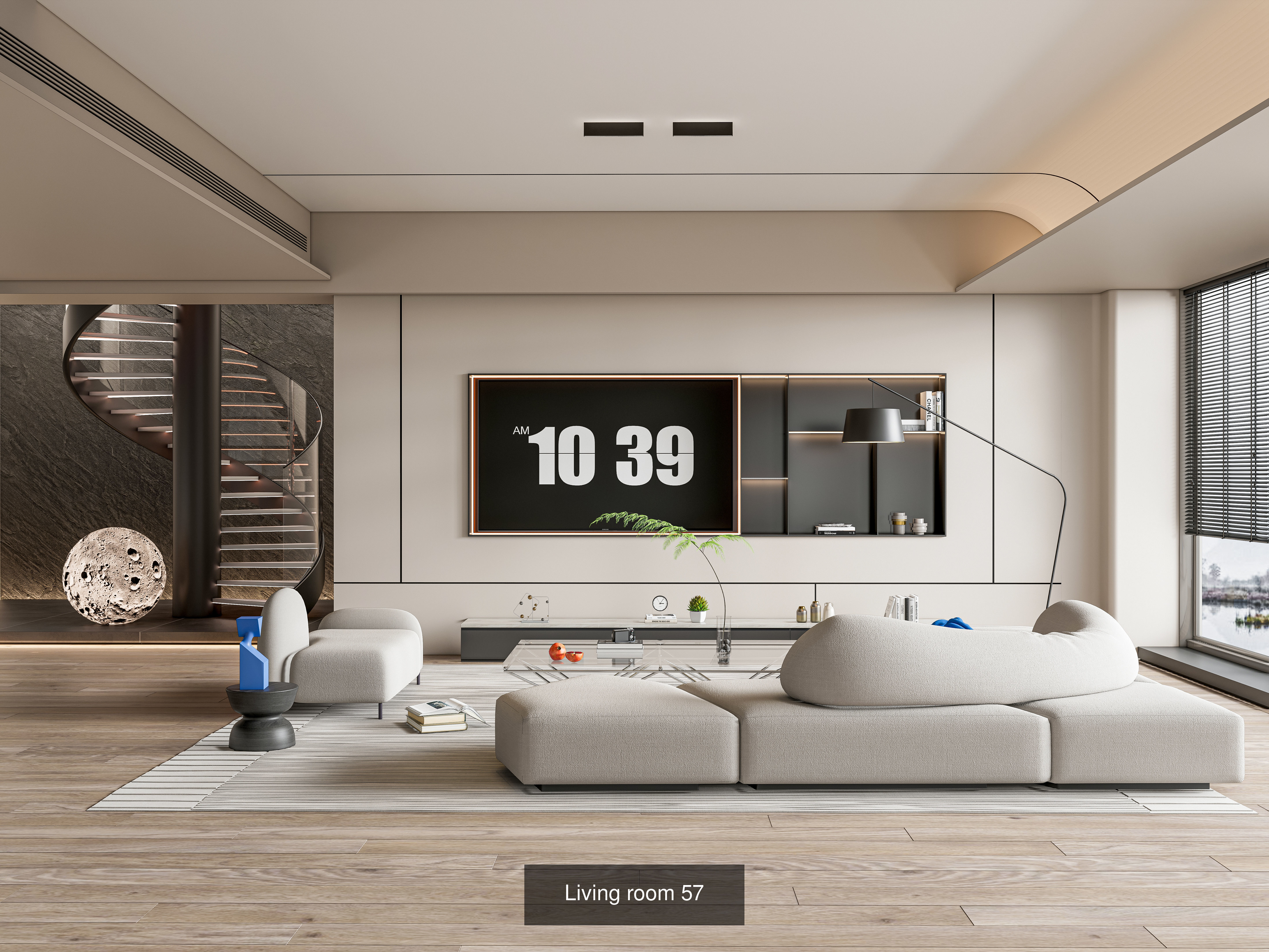 Modern Living Rooms Collection No 4 of 16 scenes _14