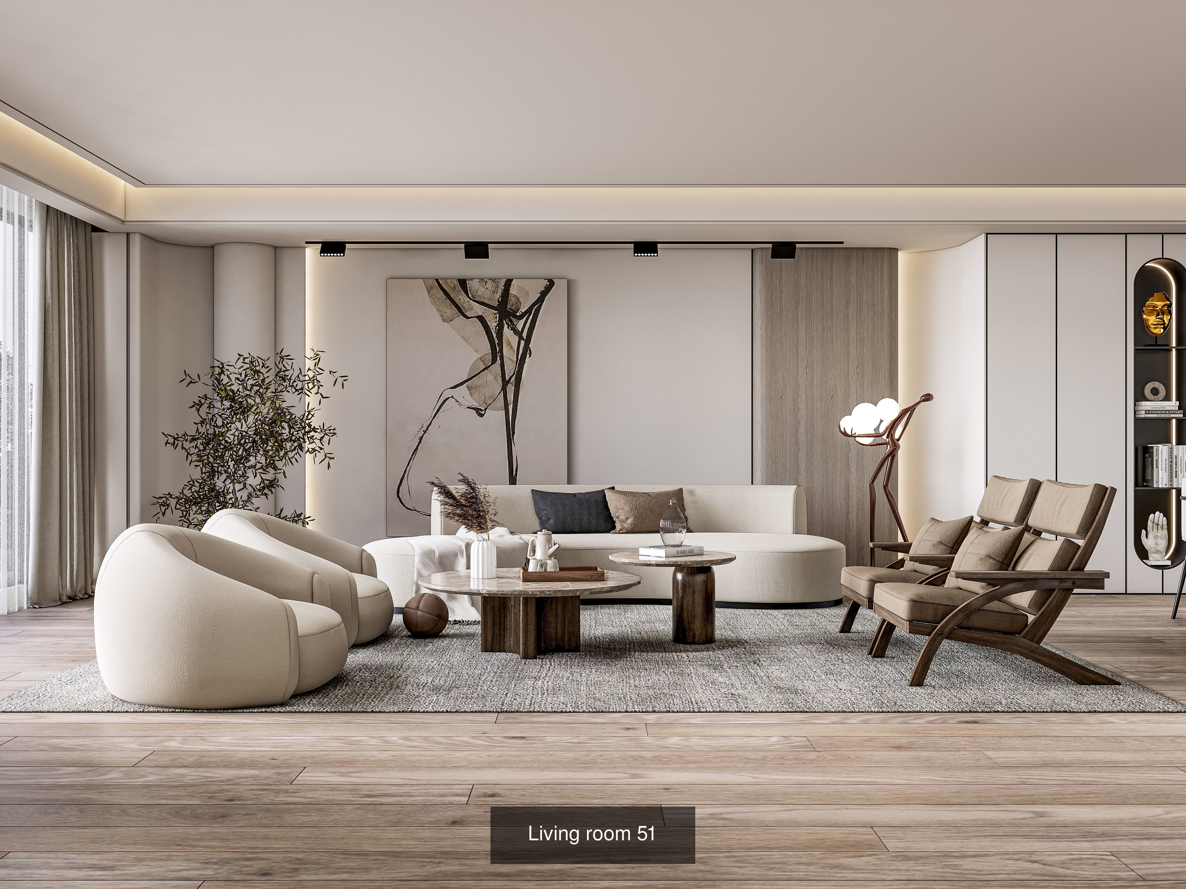 Modern Living Rooms Collection No 4 of 16 scenes _10