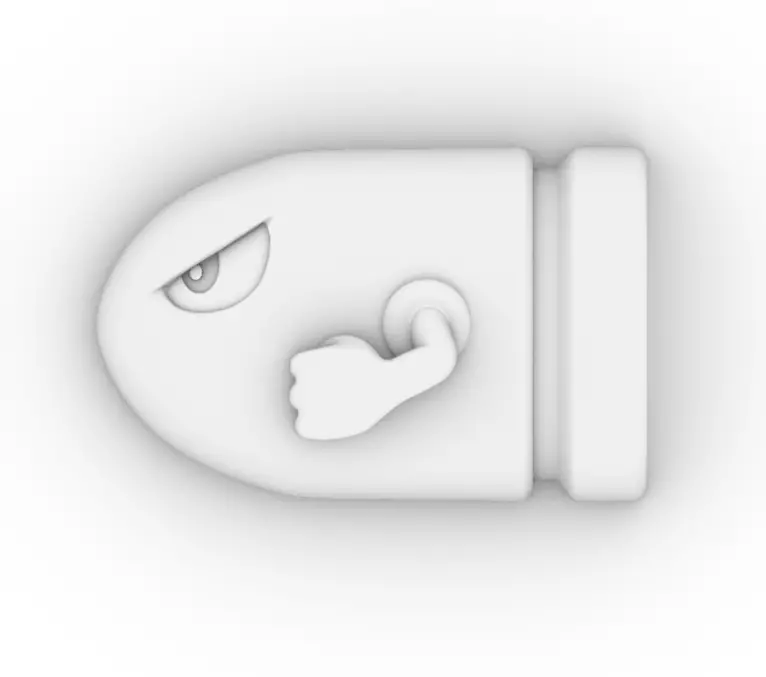 bullet  3D print model_0