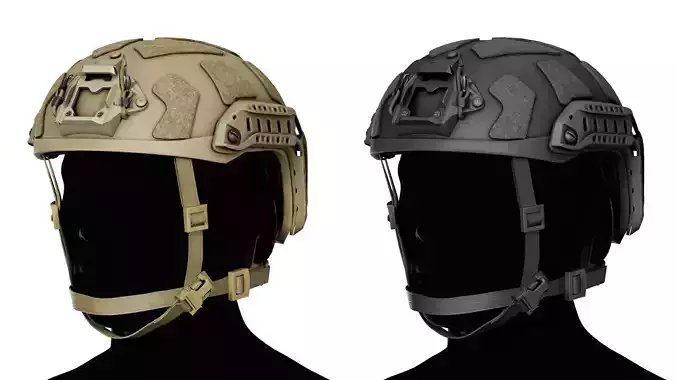OPSCORE FAST SFHC BALLISTIC HELMET Low-poly 3D model
