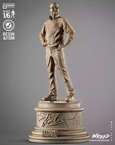 Wicked Marvel Stan Lee Sculpture