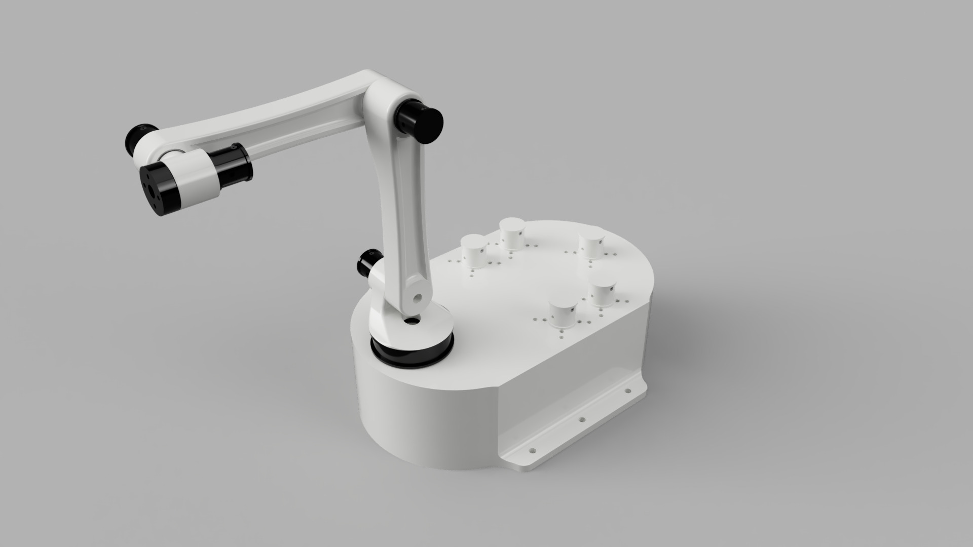 Robotic Arm With Cable Drive 3D print model_3