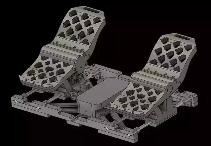 Rudder Pedals DIY 3D Printed Guide MSFS 2020 MSFS2024 XPlane 3D print model Rudder Pedals DIY 3D Printed Guide MSFS 2020 MSFS2024 XPlane 3D print model