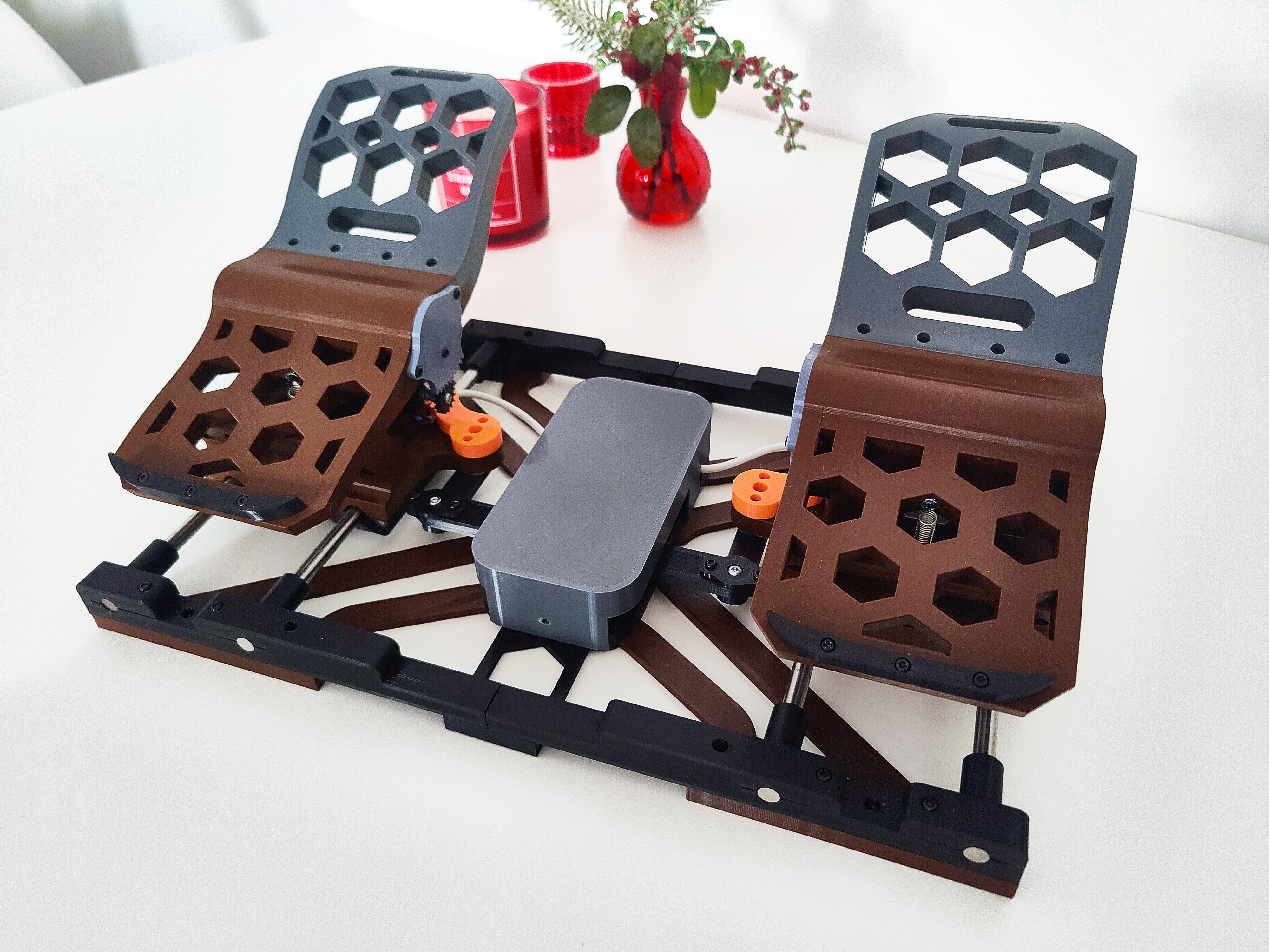 Rudder Pedals DIY 3D Printed Guide MSFS 2020 MSFS2024 XPlane 3D print model_3