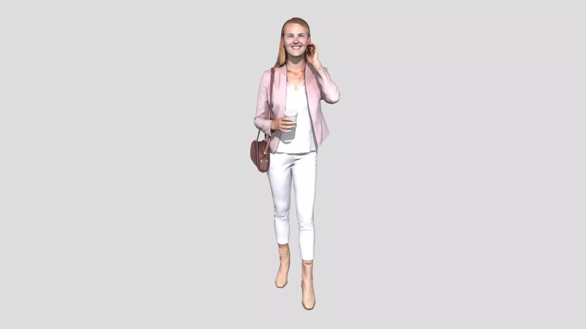 Female Free 3D model_0
