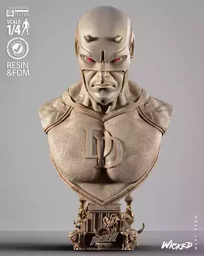 Wicked Marvel Daredevil Portrait Bust