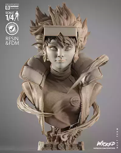 Wicked Marvel Jubilee Portrait Bust 3D print model