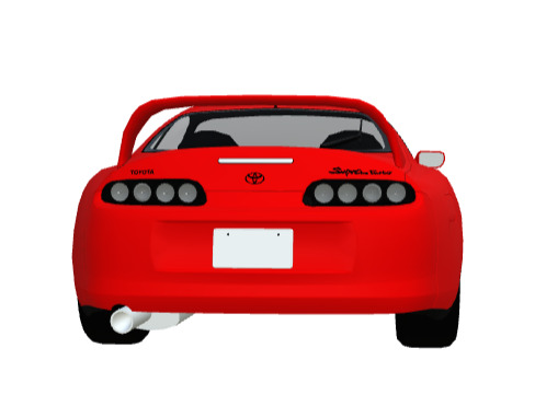 toyota supra 3D model_2