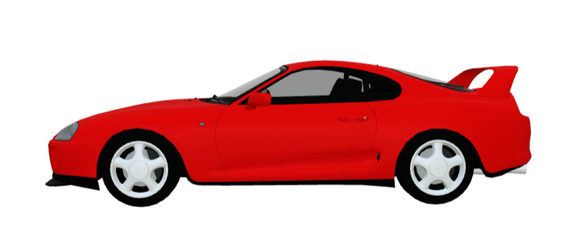 toyota supra 3D model_1