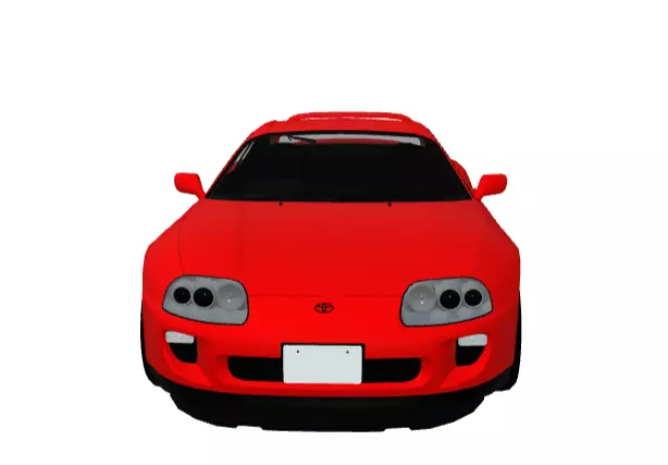 toyota supra 3D model_0