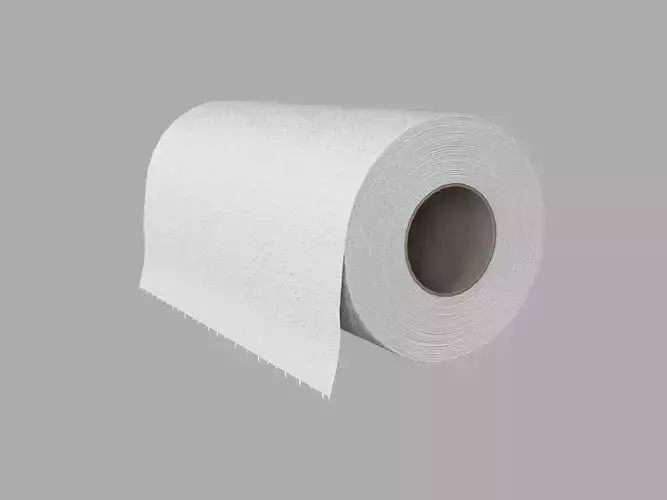 White paper towel
