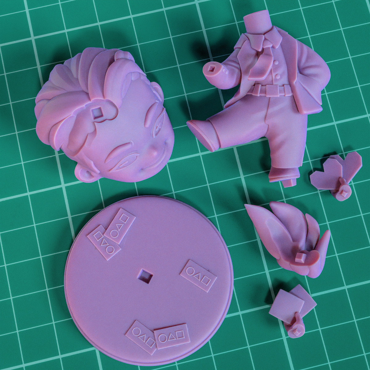 Chibi Salesman - Squid Game Fan Art 3D print model_5