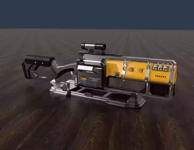 Helldivers 2 LAS-16 Sickle - 3D print files and code  3D print model