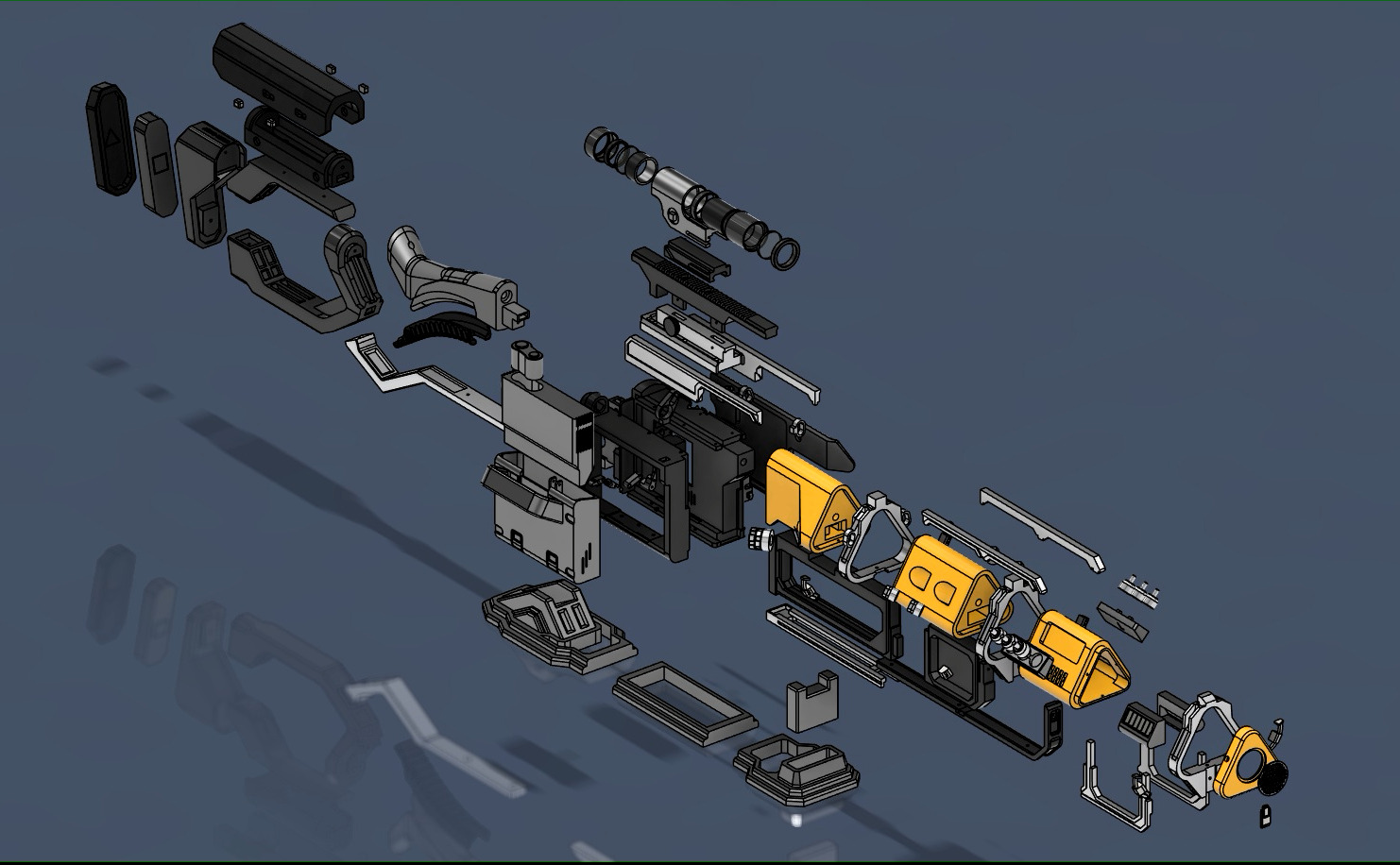 Helldivers 2 LAS-16 Sickle - 3D print files and code 3D print model_2