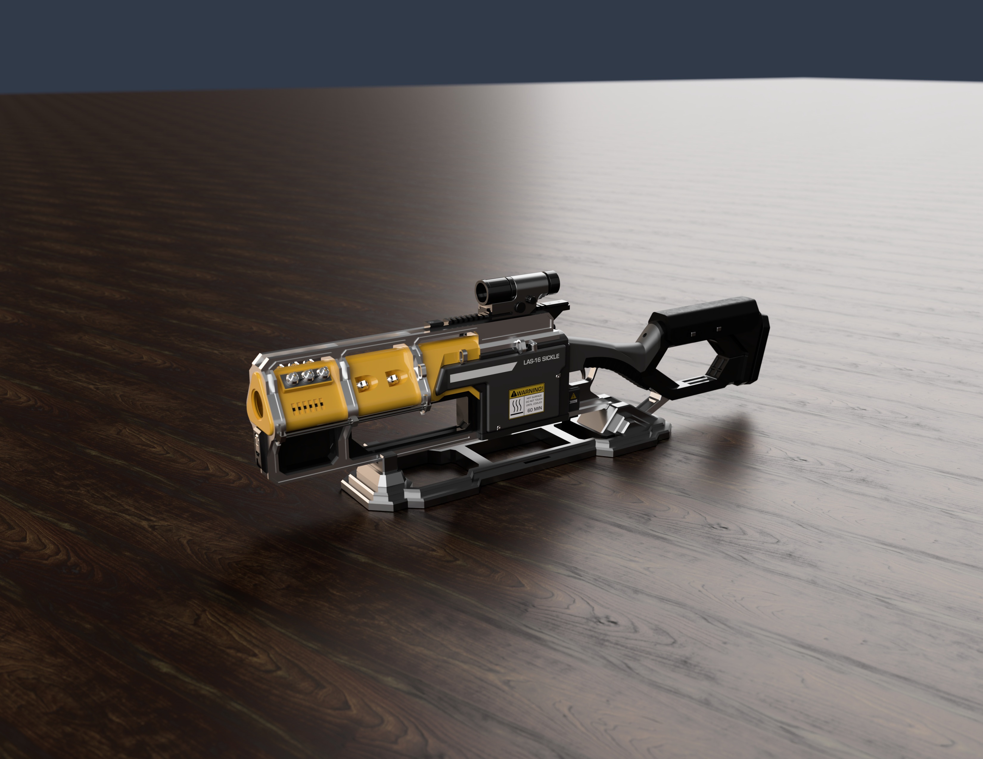 Helldivers 2 LAS-16 Sickle - 3D print files and code 3D print model_8