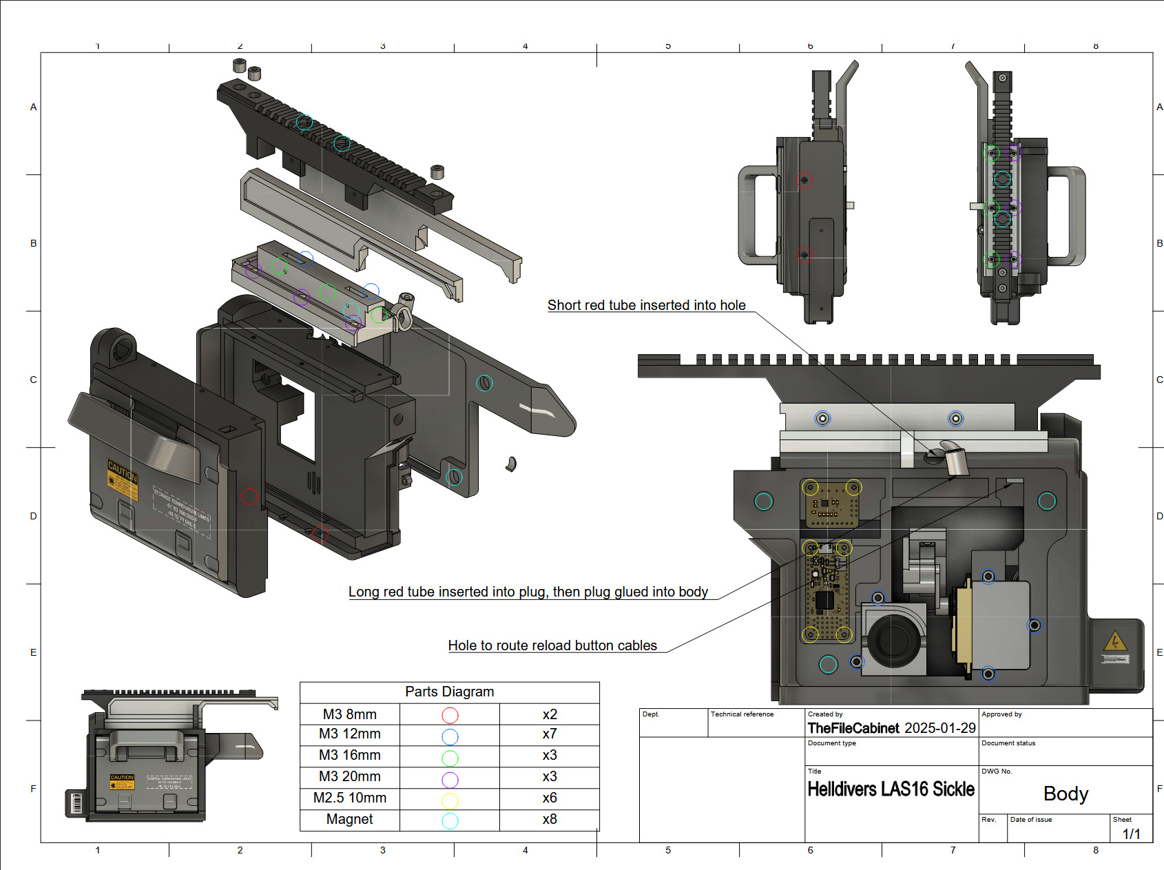 Helldivers 2 LAS-16 Sickle - 3D print files and code 3D print model_5