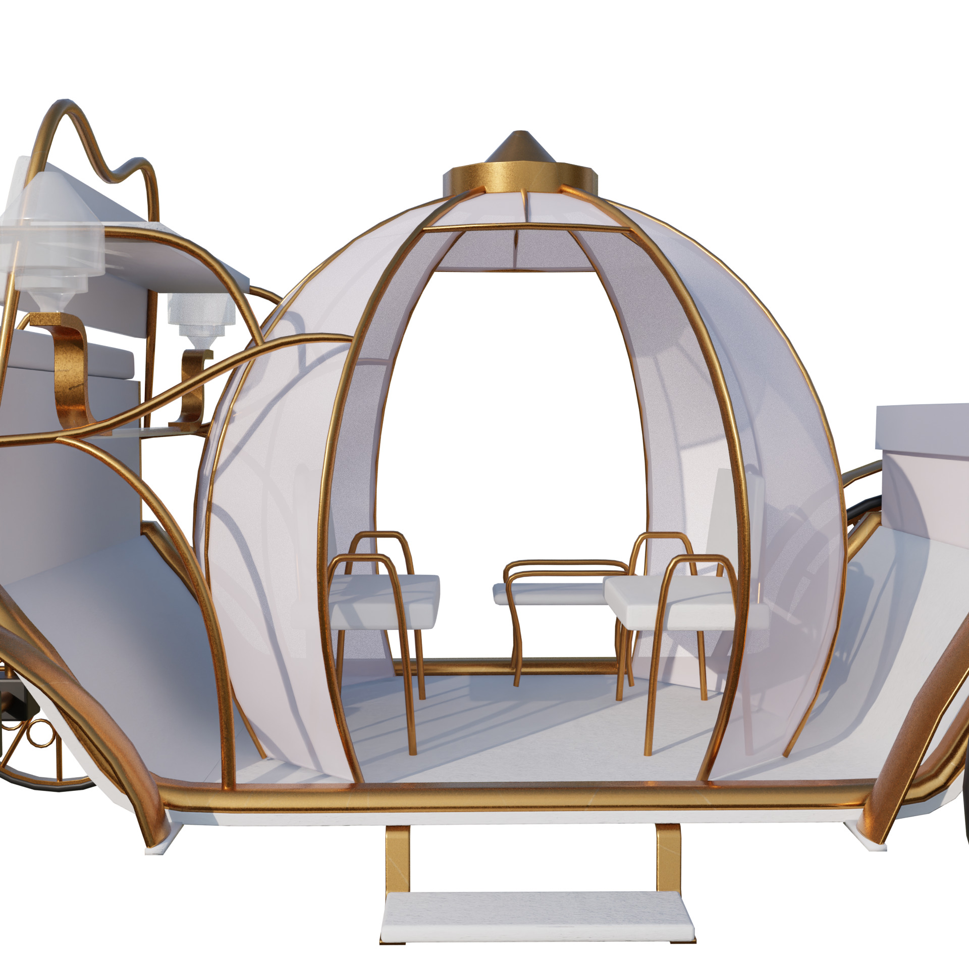 Wedding Chaise 3D model_3