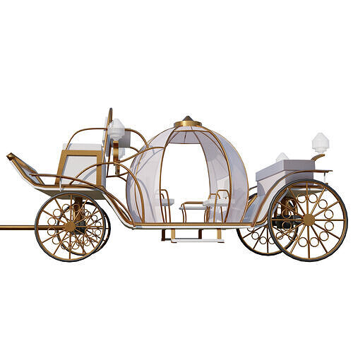 Wedding Chaise 3D model 2