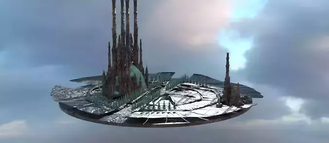 Final fantasy Inspired clock island 1