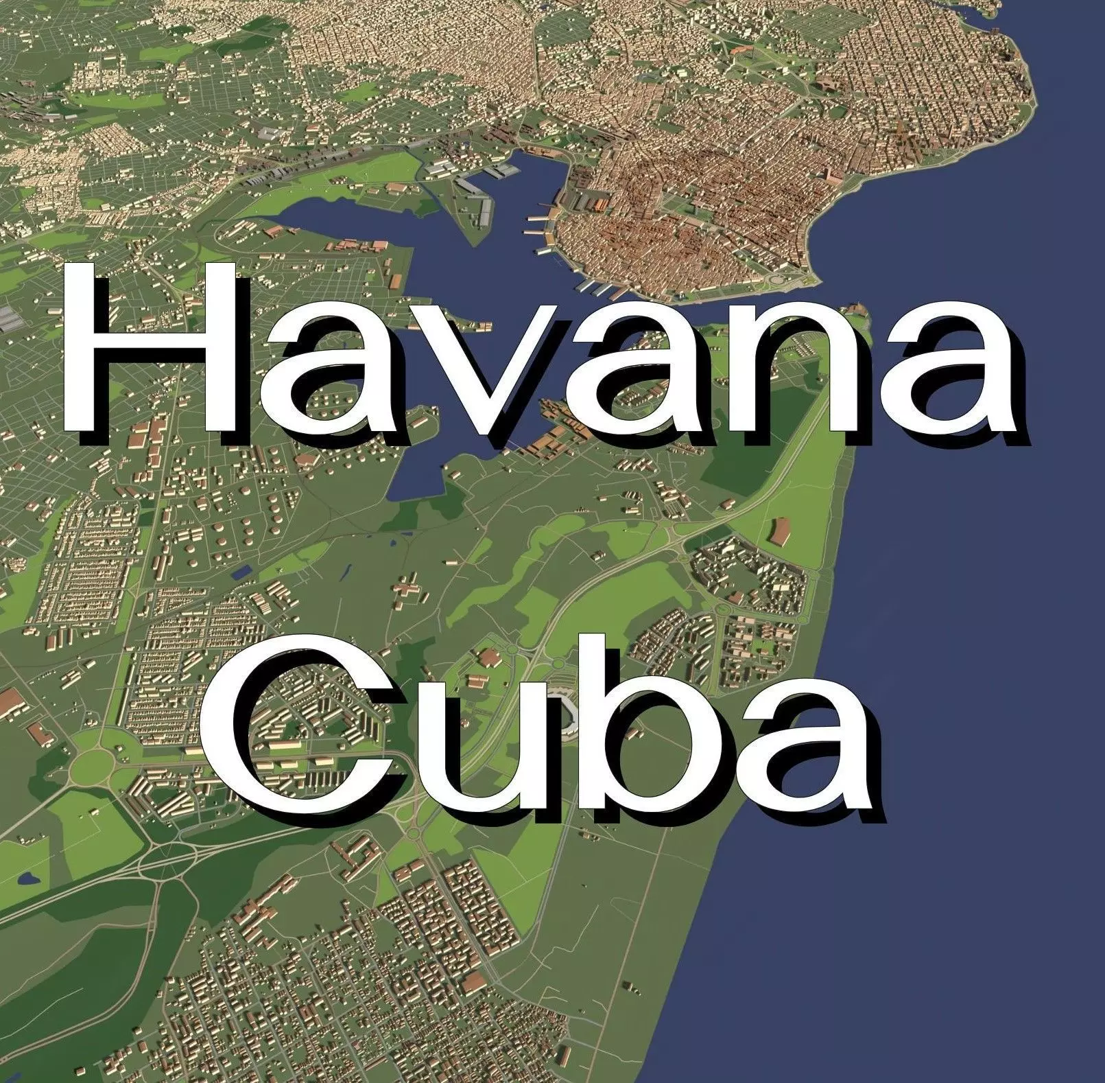 Havana Cuba - city and urban 3D model