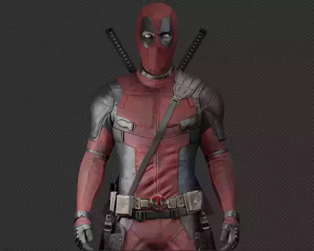 Deadpool from Deadpool 2 3D model
