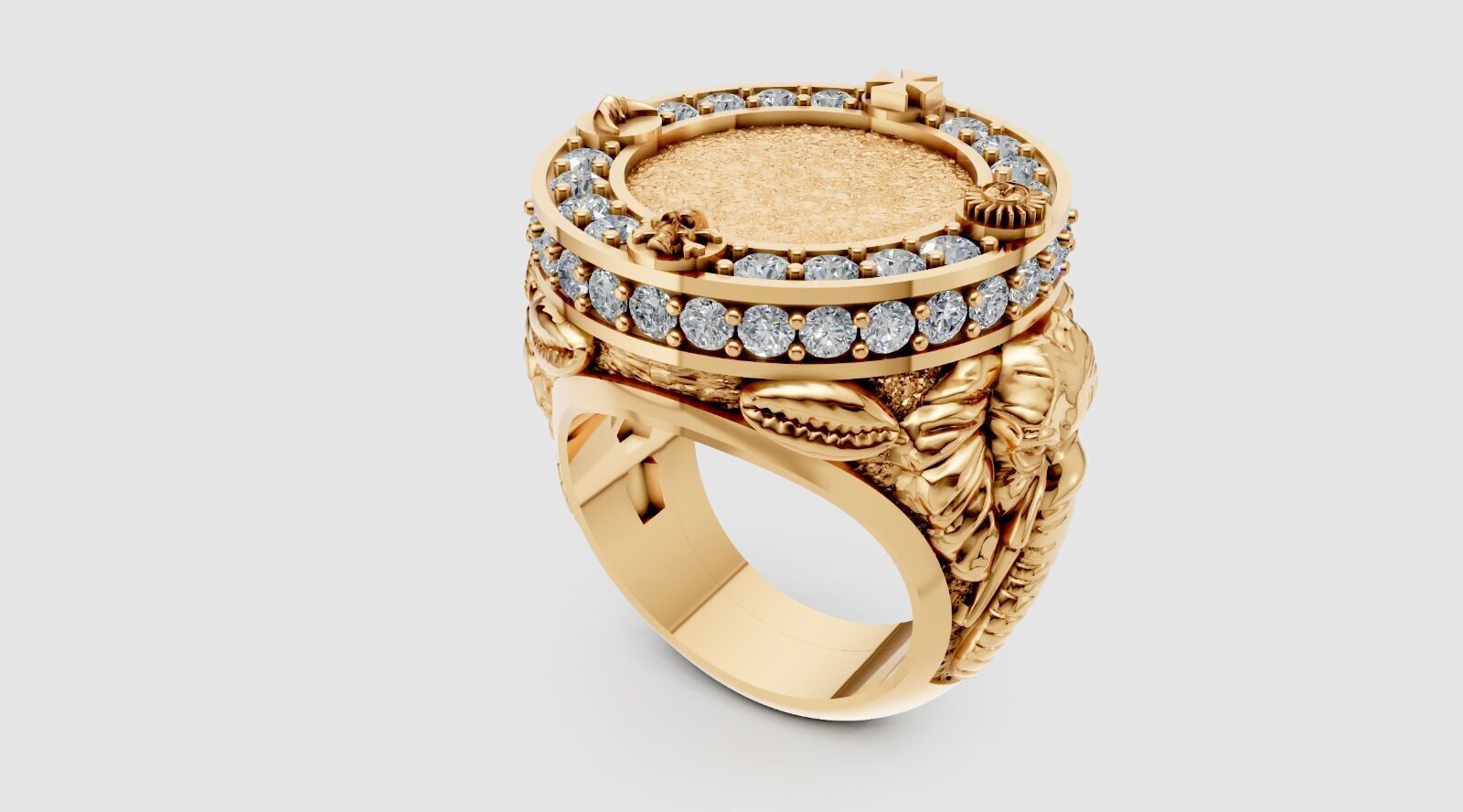 Elephant Ring 3D print model_2