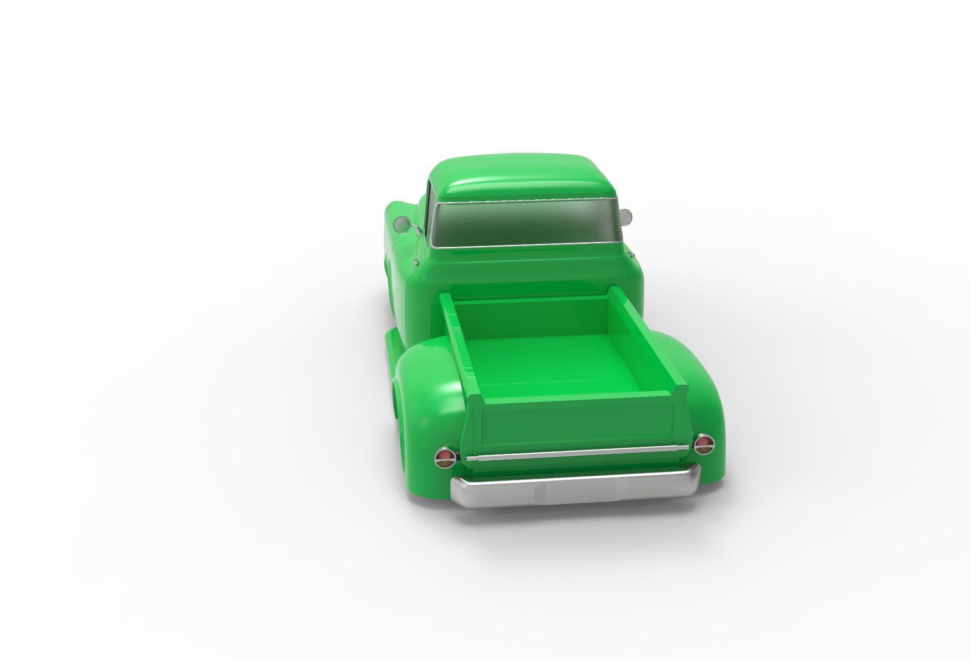 Dodge truck 1956 Rc body shell 3D print model_6