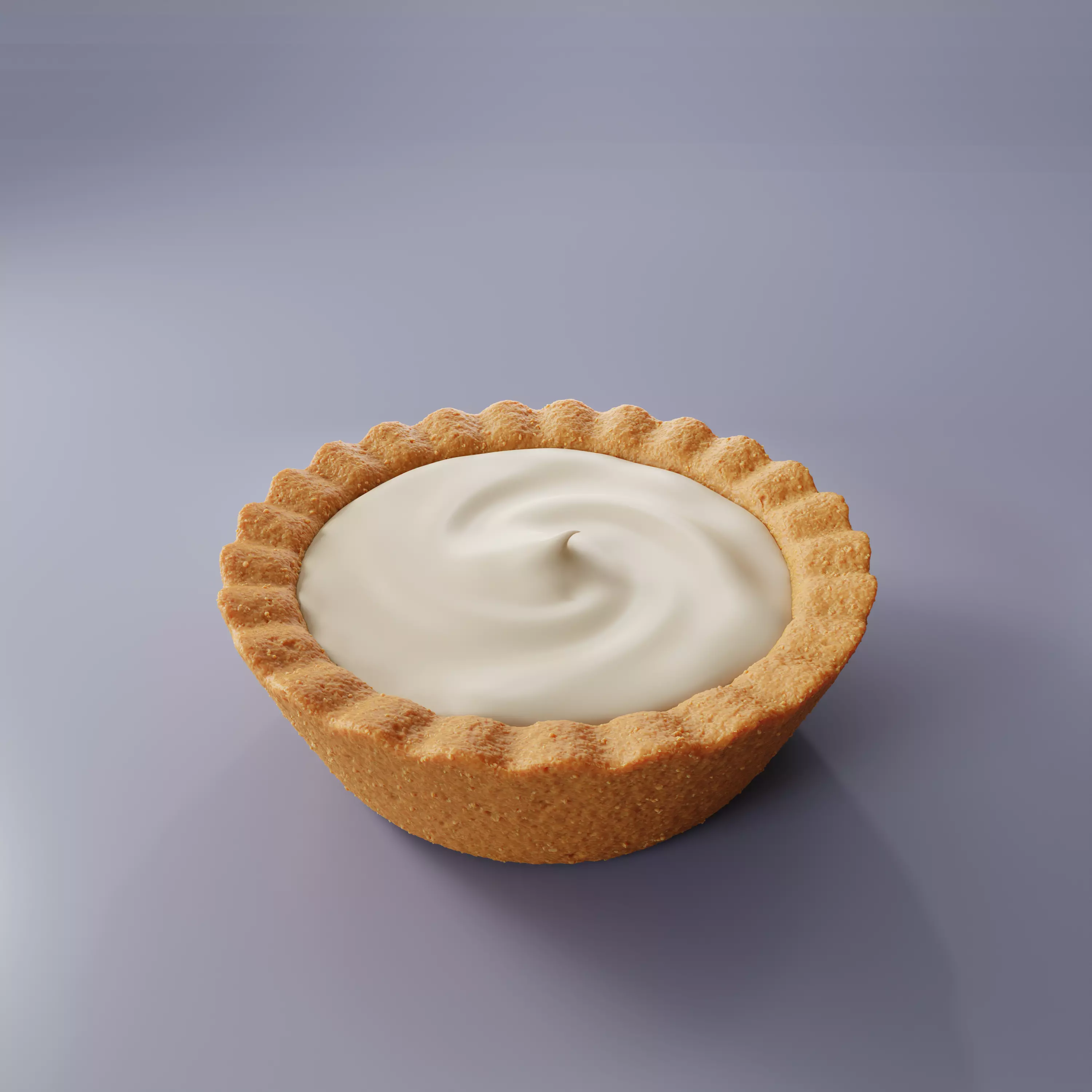 Realistic Mini Tart 3D model_0