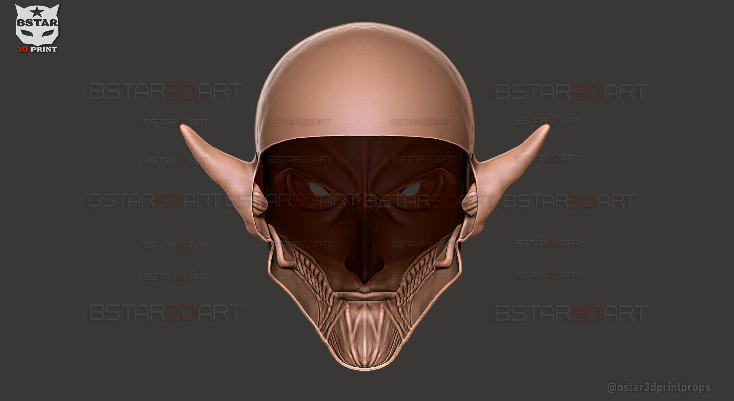 Eren Final Form Head Wearable - No Hair - Attack On Titan 3D print model_22