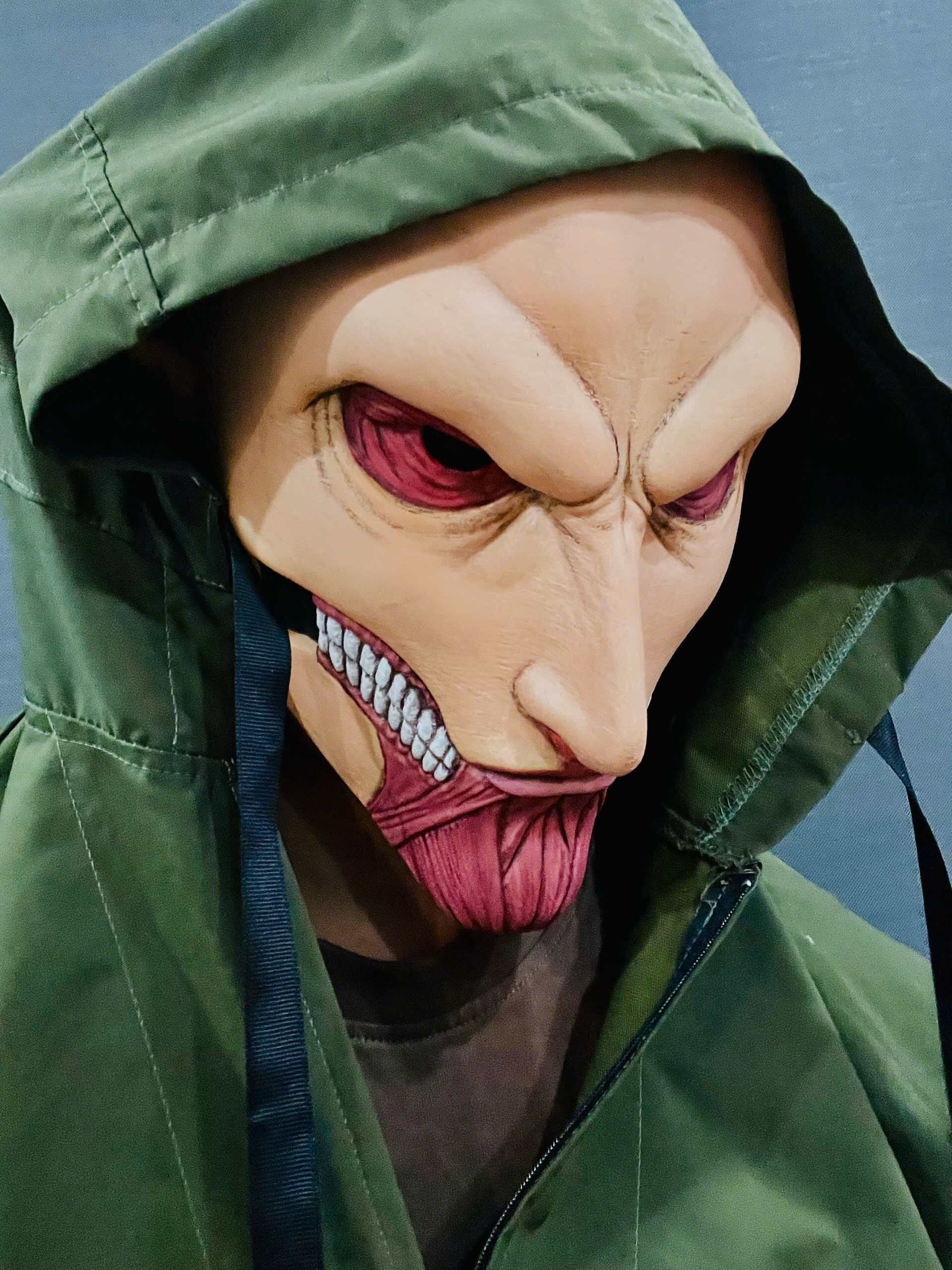 Eren Final Form Head Wearable - No Hair - Attack On Titan 3D print model_4