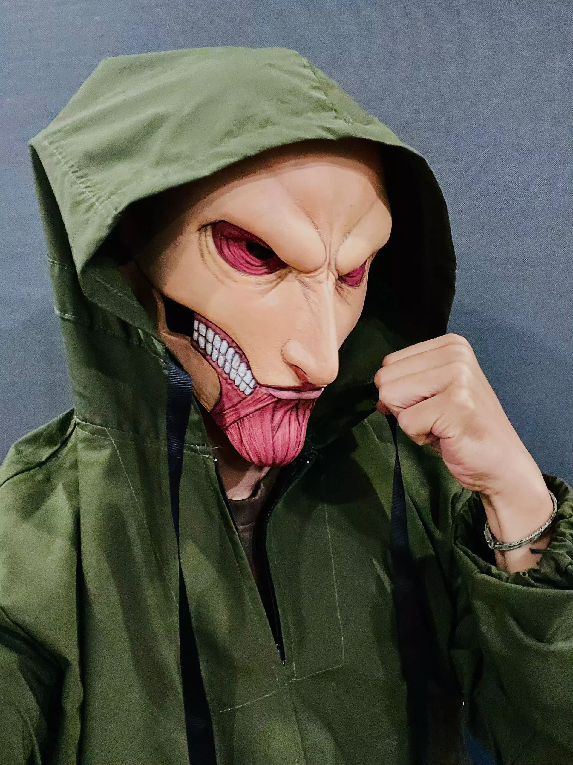 Eren Final Form Head Wearable - No Hair - Attack On Titan 3D print model_0