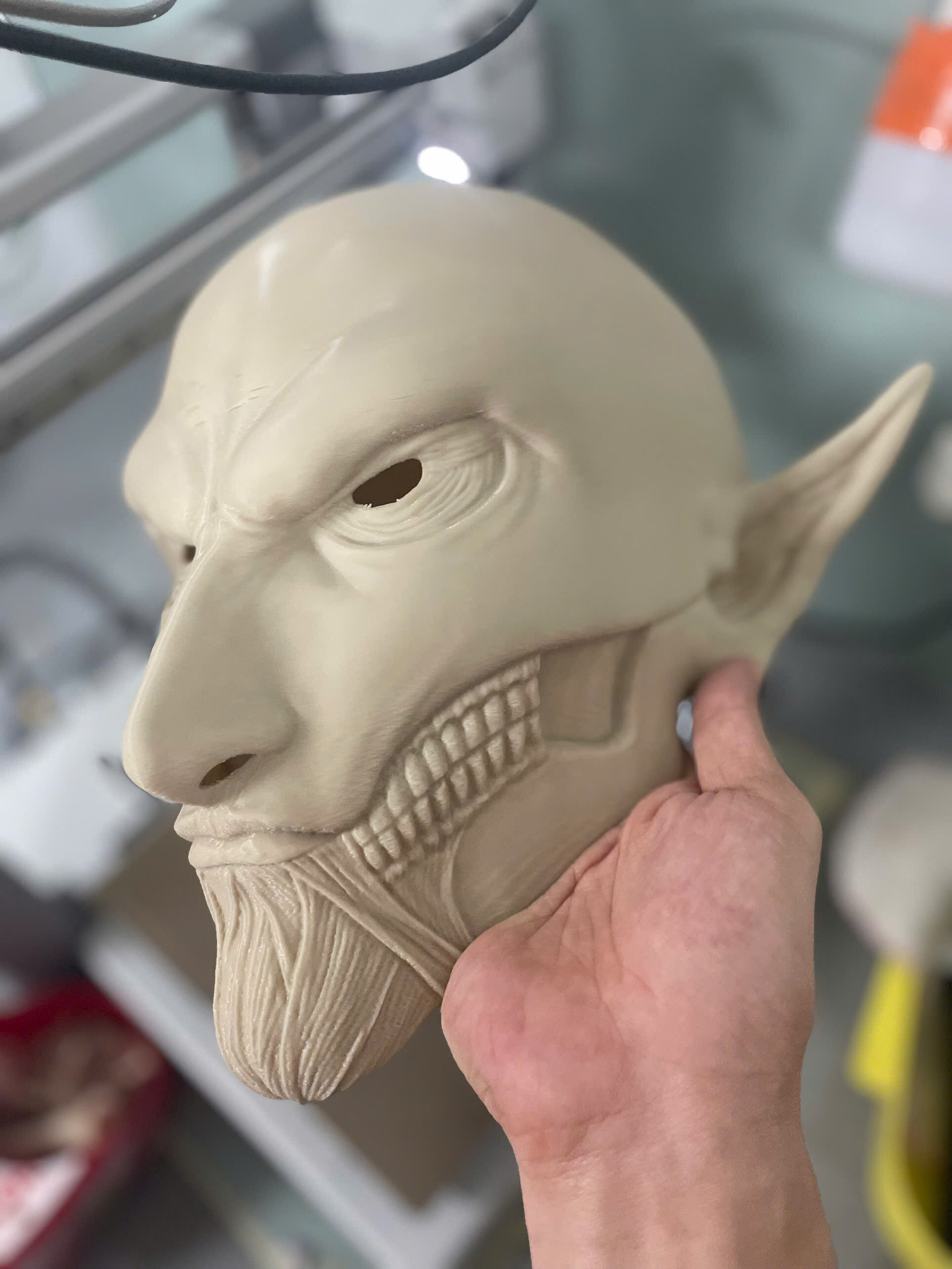 Eren Final Form Head Wearable - No Hair - Attack On Titan 3D print model_13
