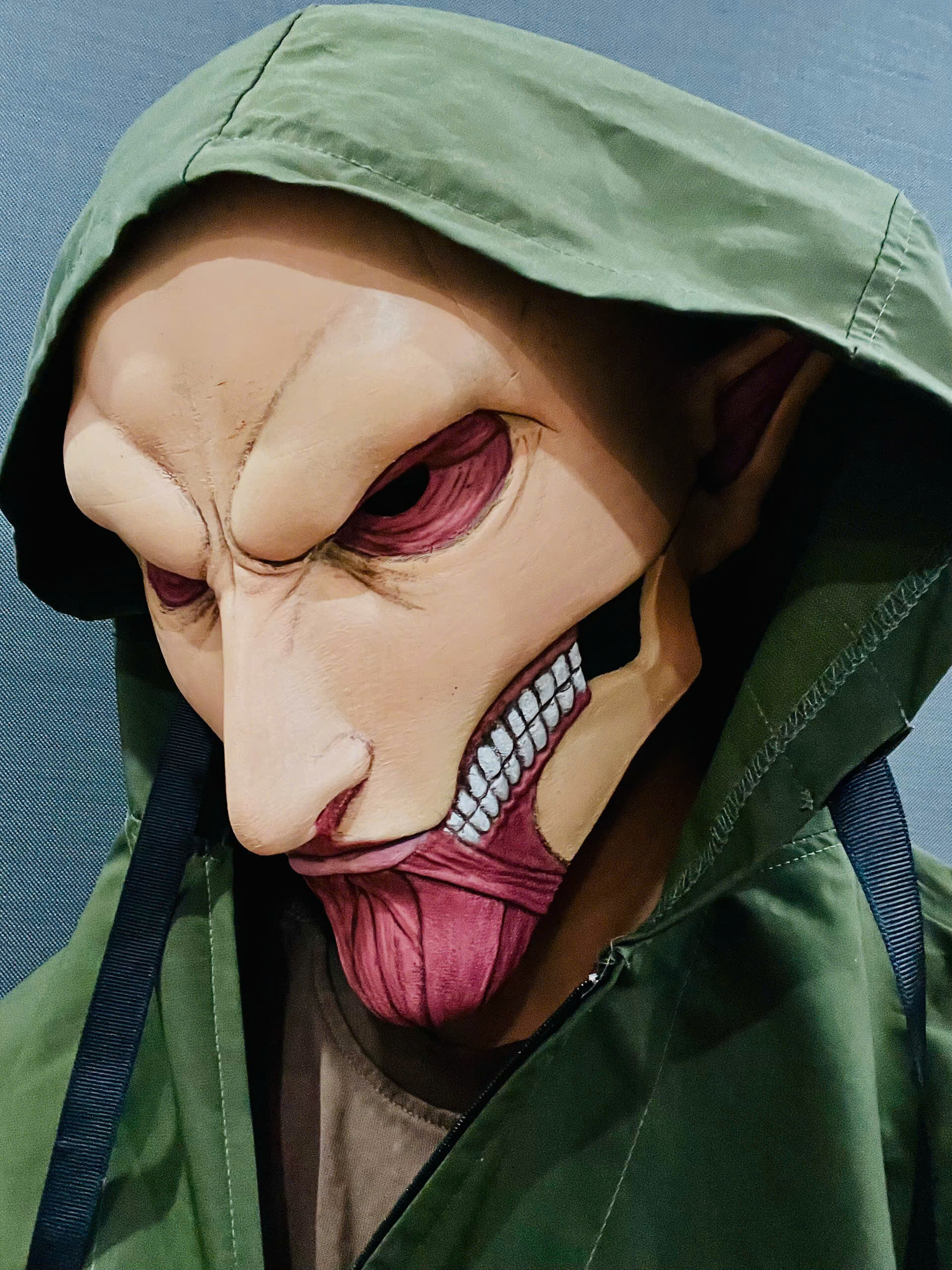 Eren Final Form Head Wearable - No Hair - Attack On Titan 3D print model_3