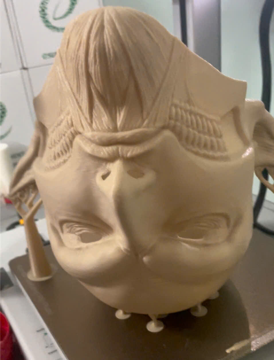 Eren Final Form Head Wearable - No Hair - Attack On Titan 3D print model_14