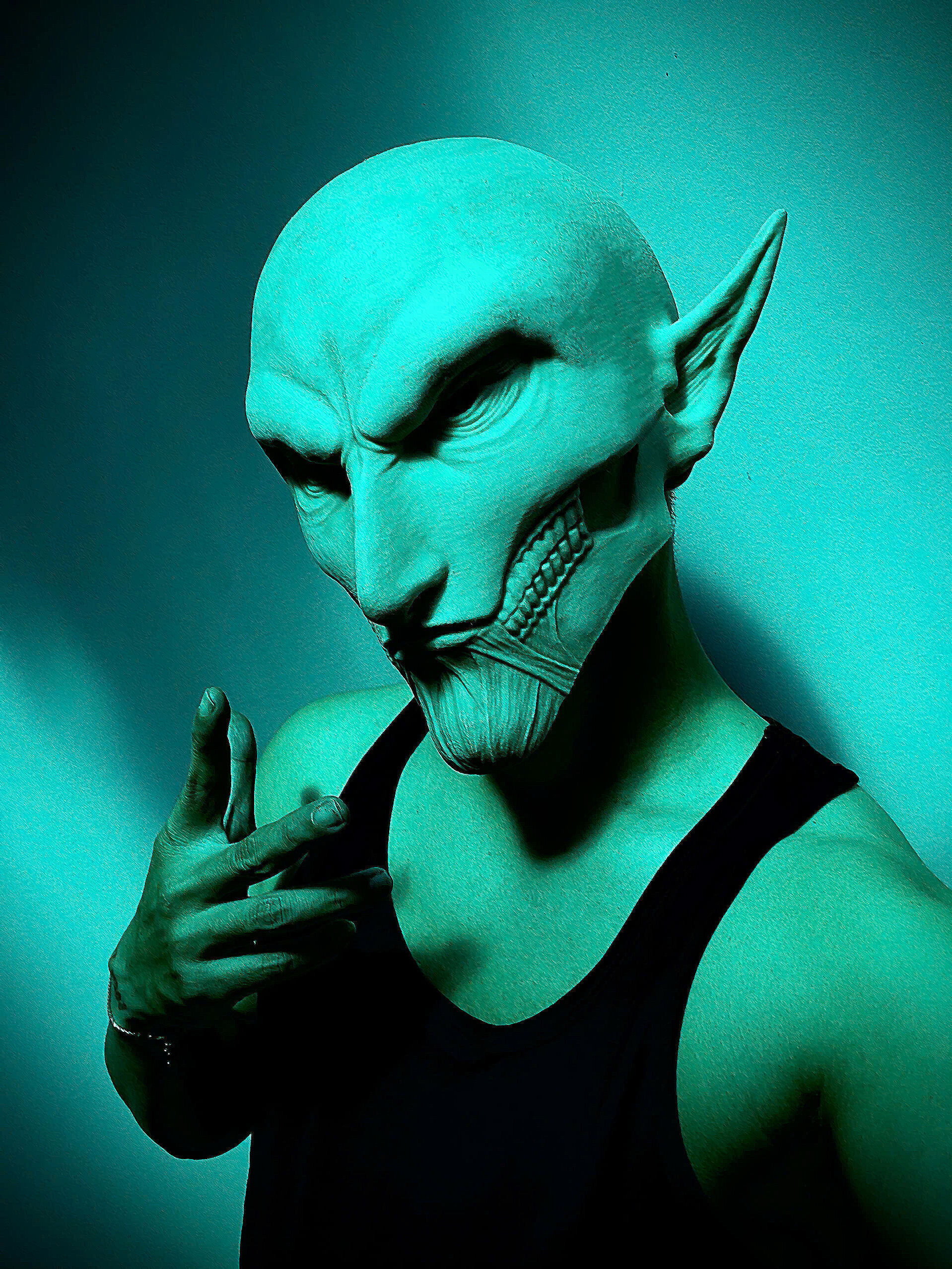 Eren Final Form Head Wearable - No Hair - Attack On Titan 3D print model_8