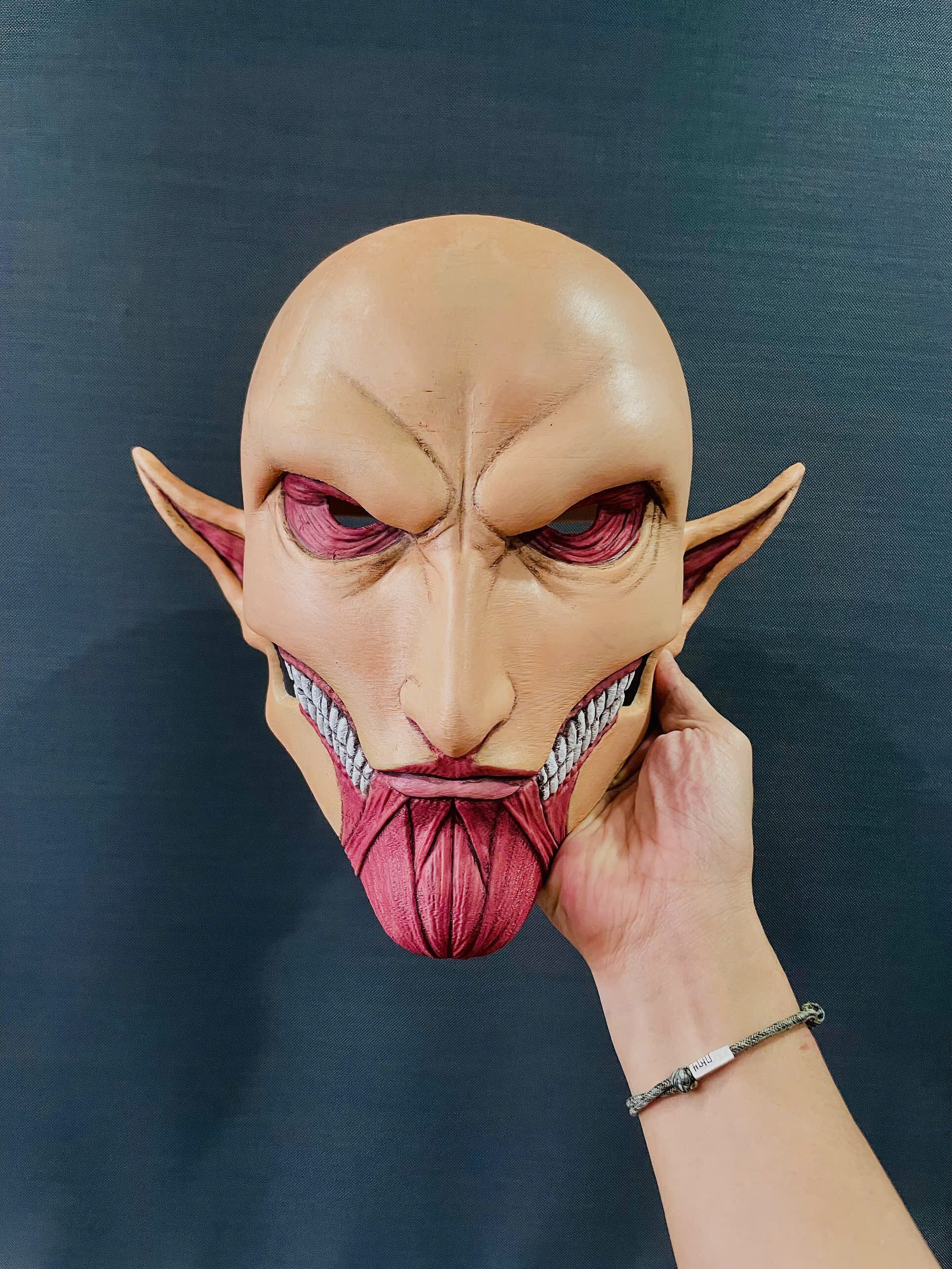 Eren Final Form Head Wearable - No Hair - Attack On Titan 3D print model_10