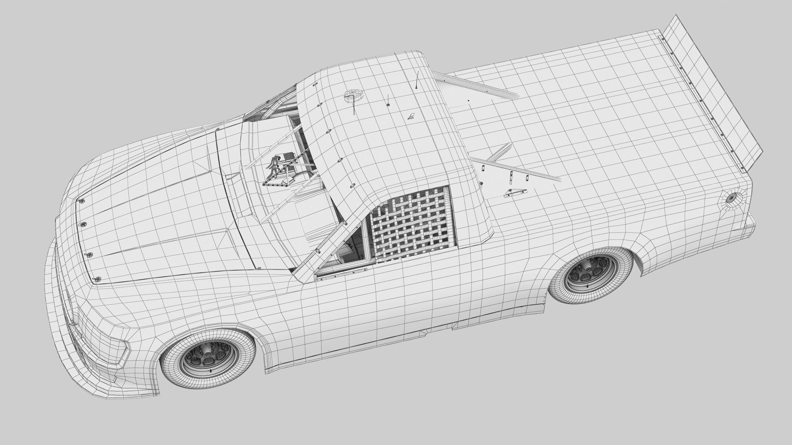 Truck Nascar F-150 2025 Template 3D model_20