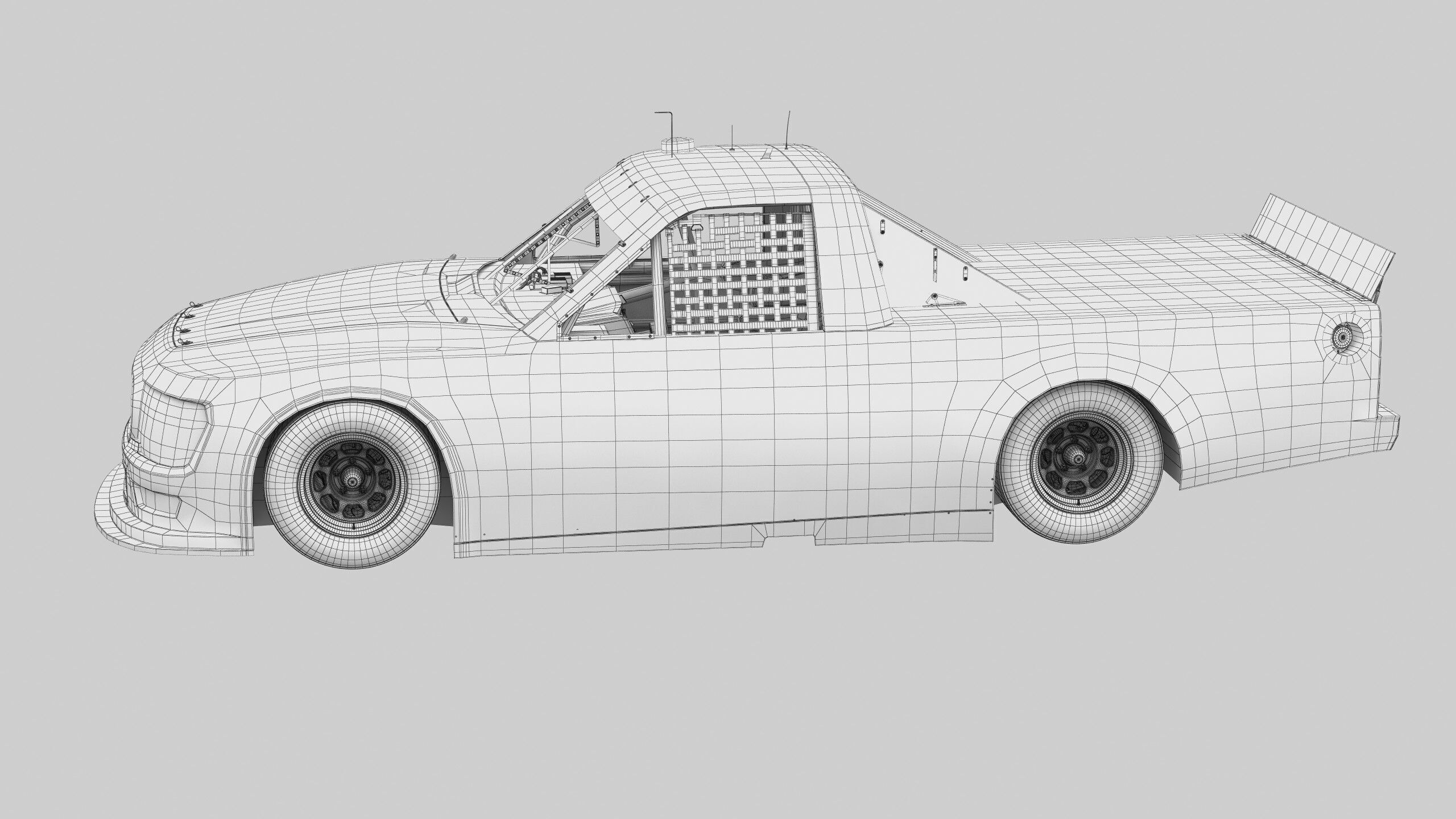 Truck Nascar F-150 2025 Template 3D model_19