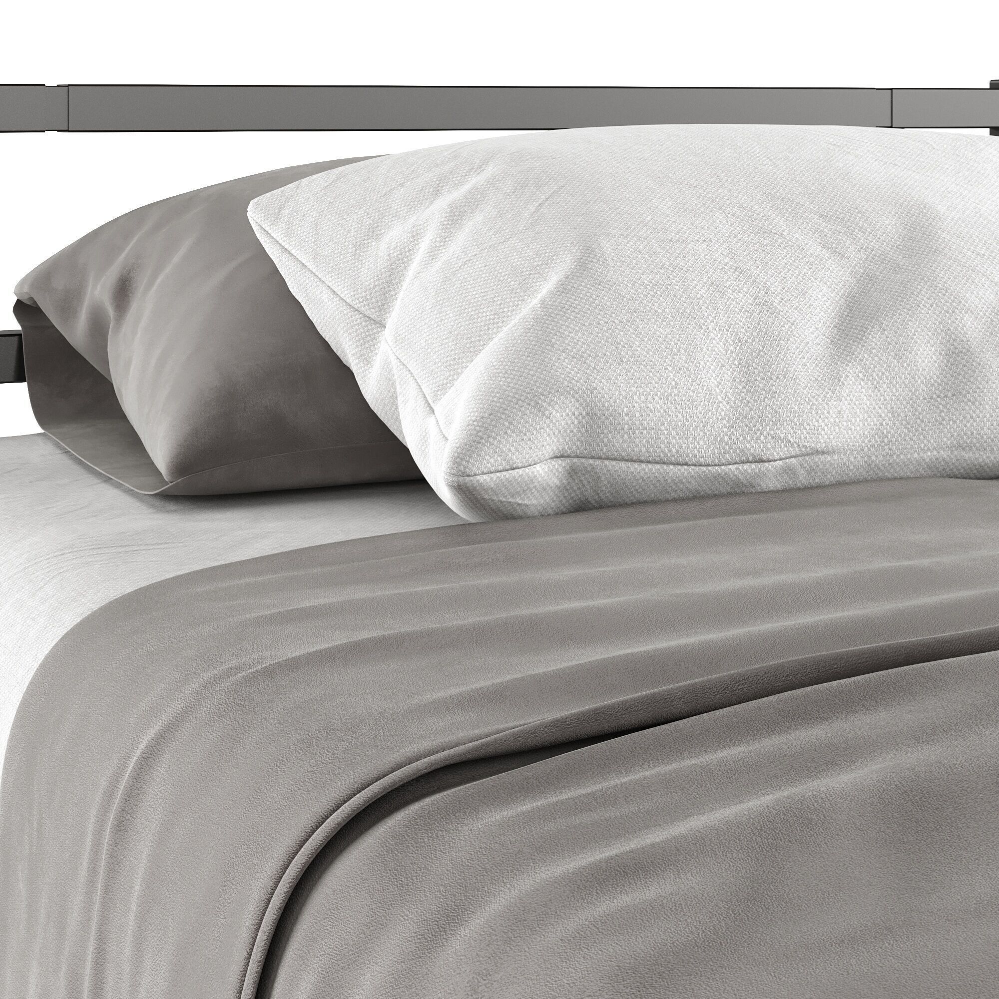 Loft Compact Bed  3D model_4