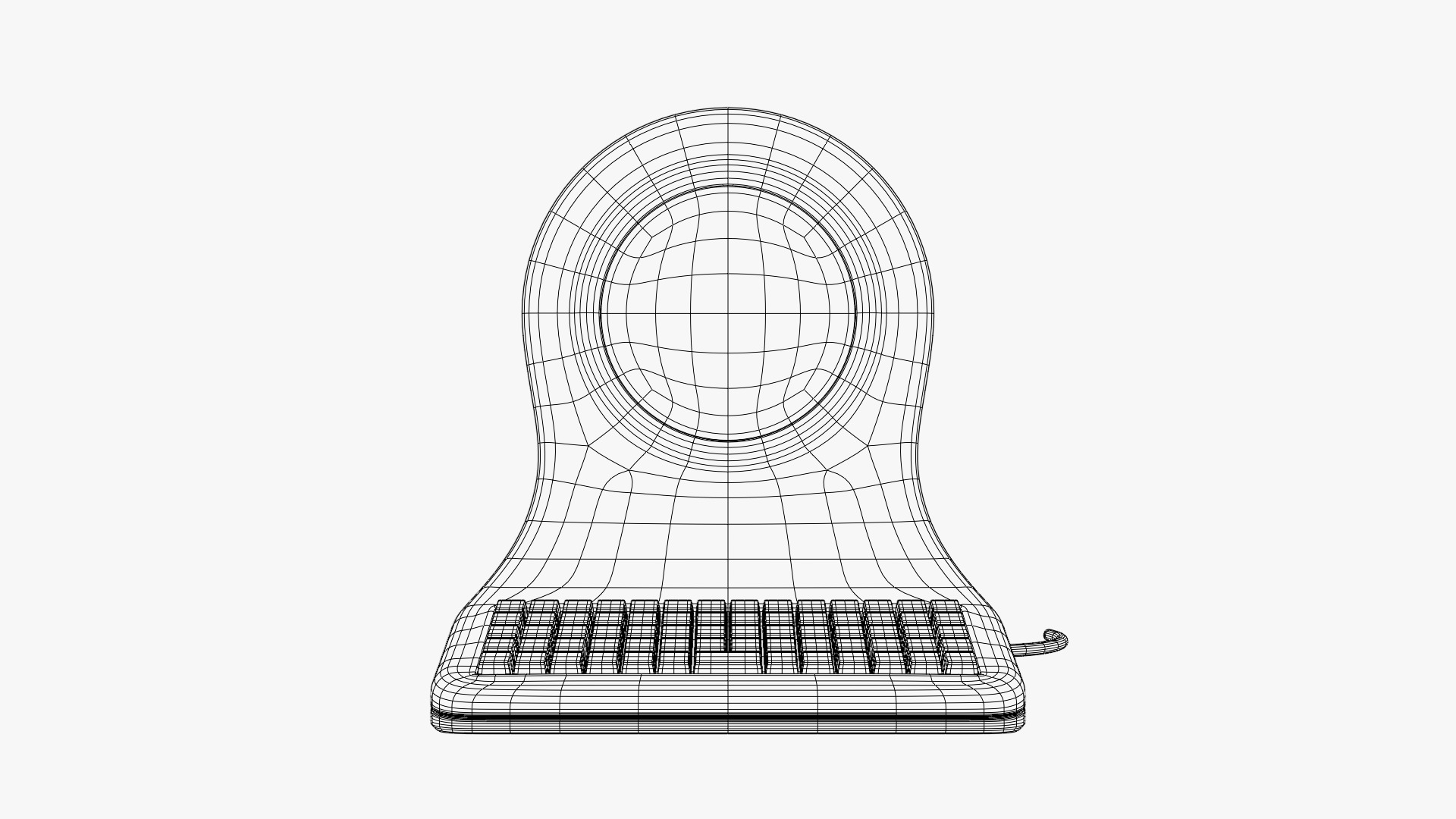 Desktop Terminal - Retro Computer 3D model_2