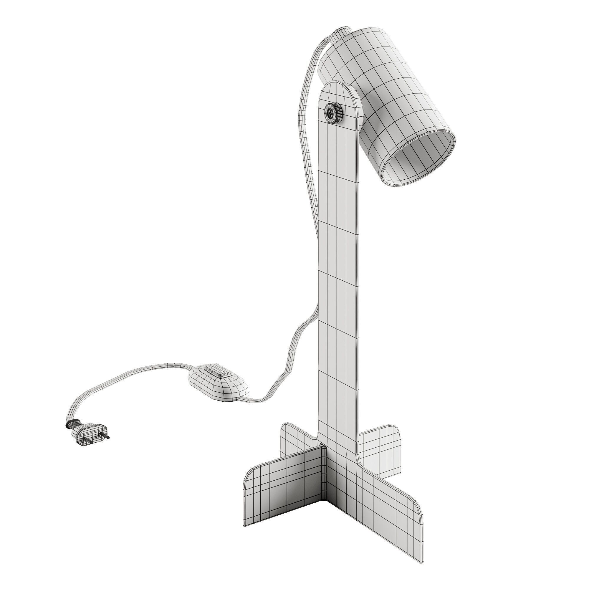 Desk lamp Flottilj 3D model_2