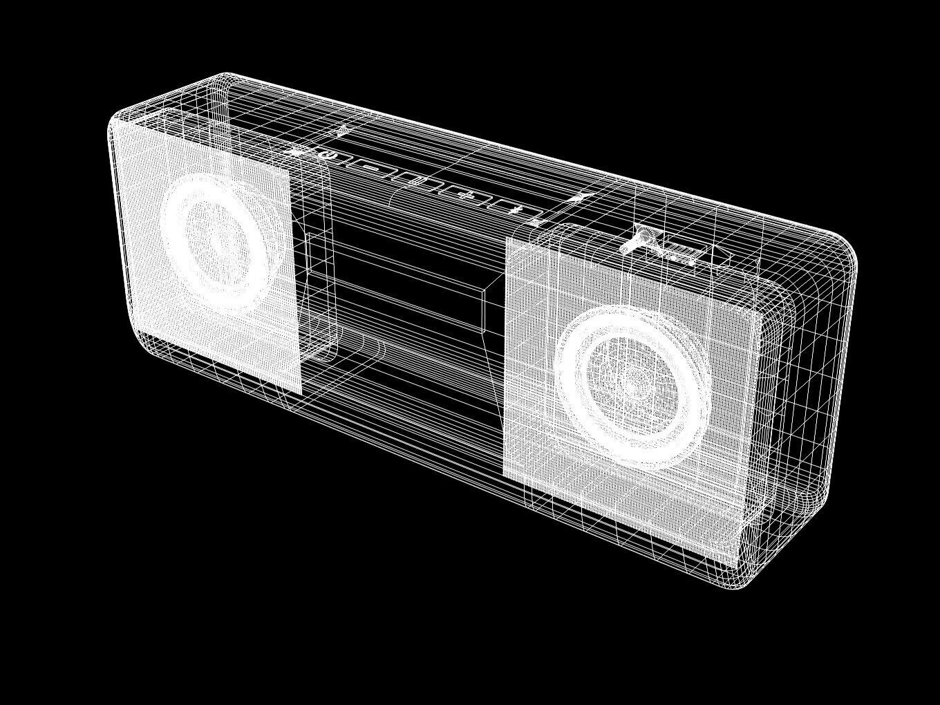 bluetooth speaker 3D model_7