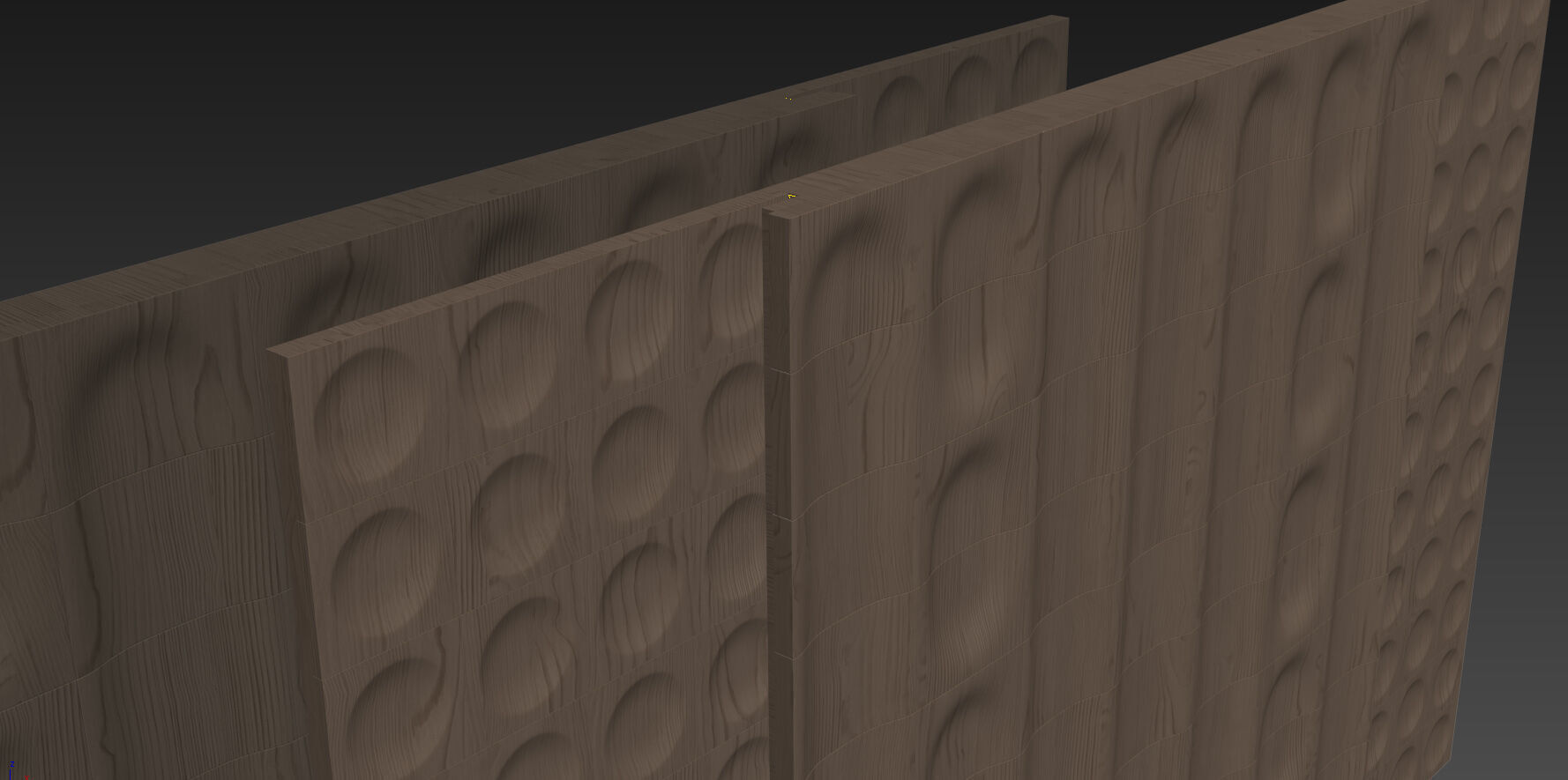 Decorative V23 Wall Panels 3D model_9