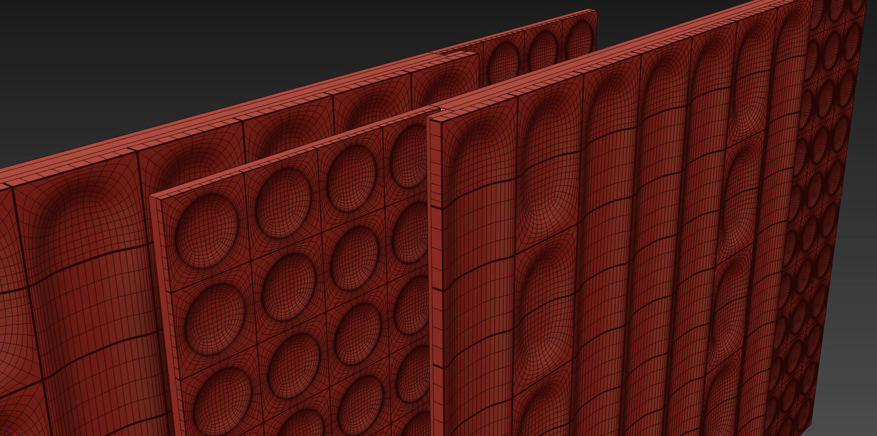Decorative V23 Wall Panels 3D model_11