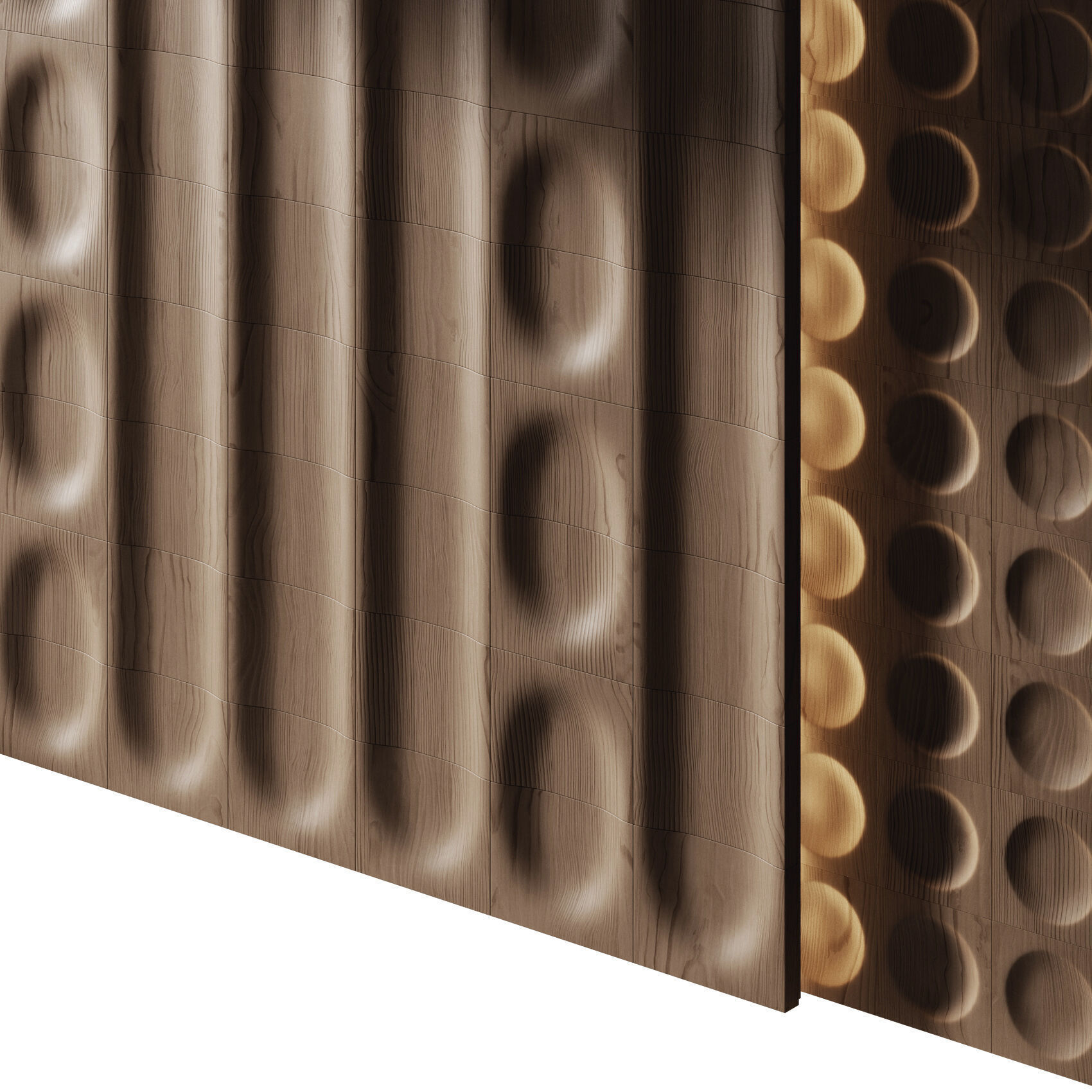 Decorative V23 Wall Panels 3D model_2
